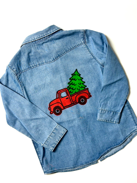 Festive Denim Shirt