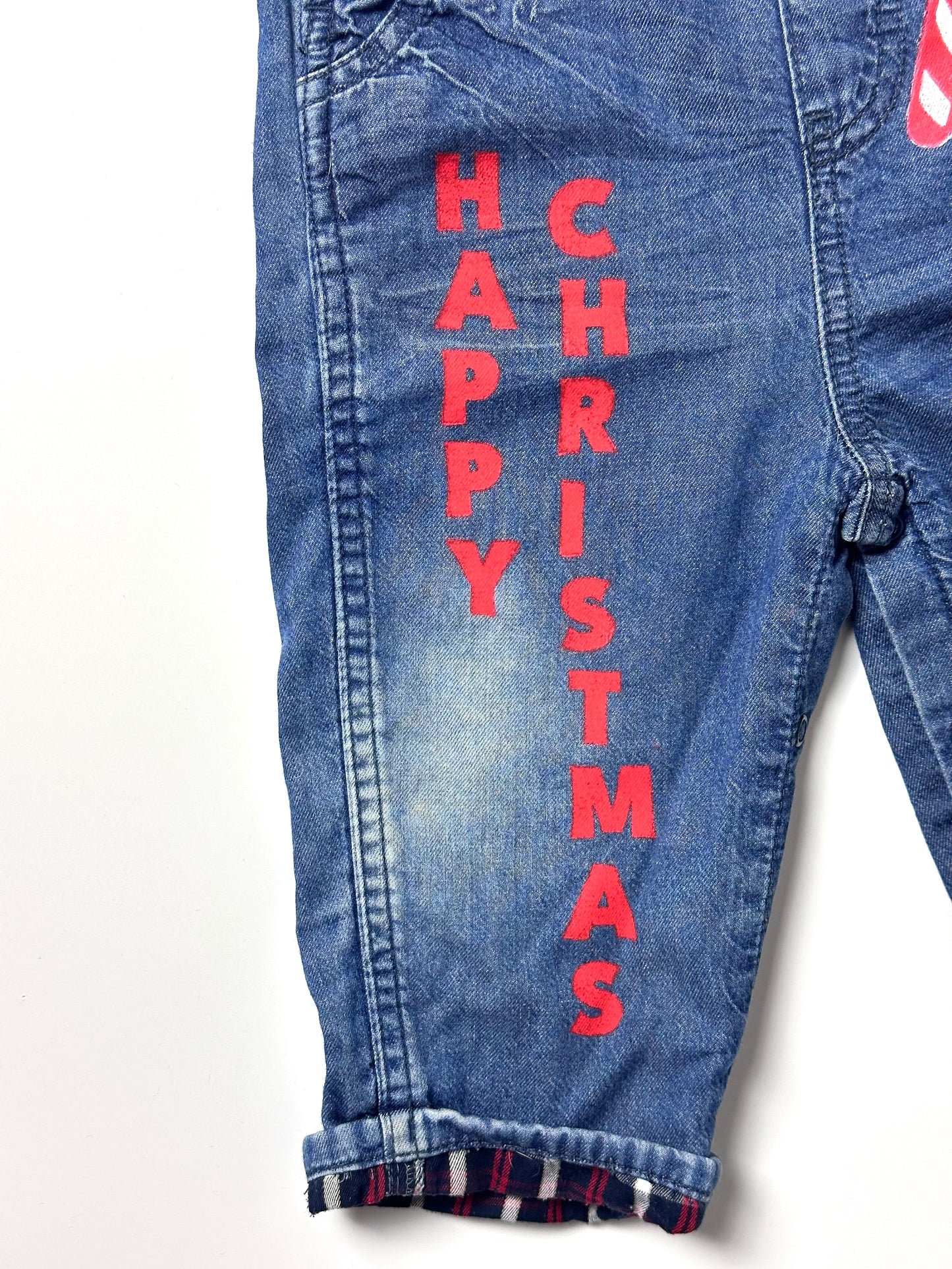 Happy Christmas Dungarees