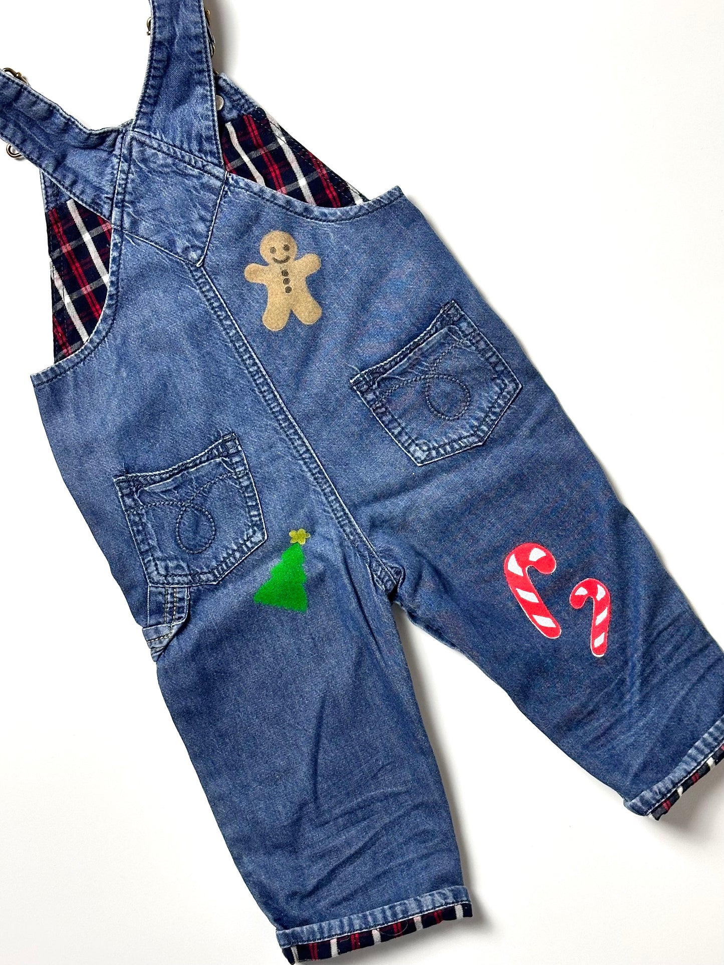 Happy Christmas Dungarees