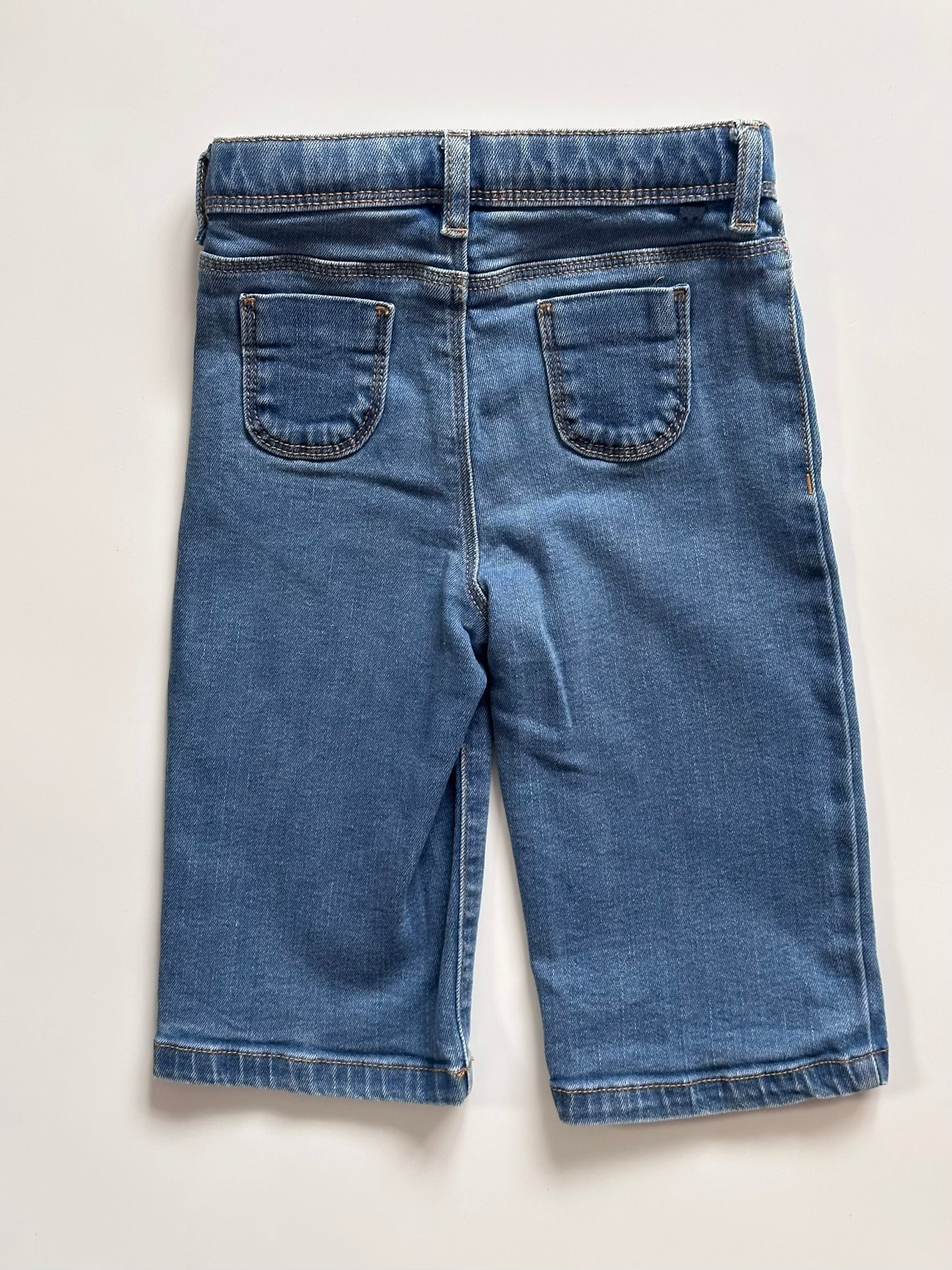 Mixed Berry Print Wide Leg Jeans