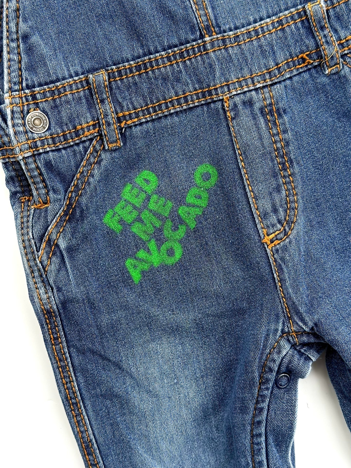 Avocado Print Dungarees