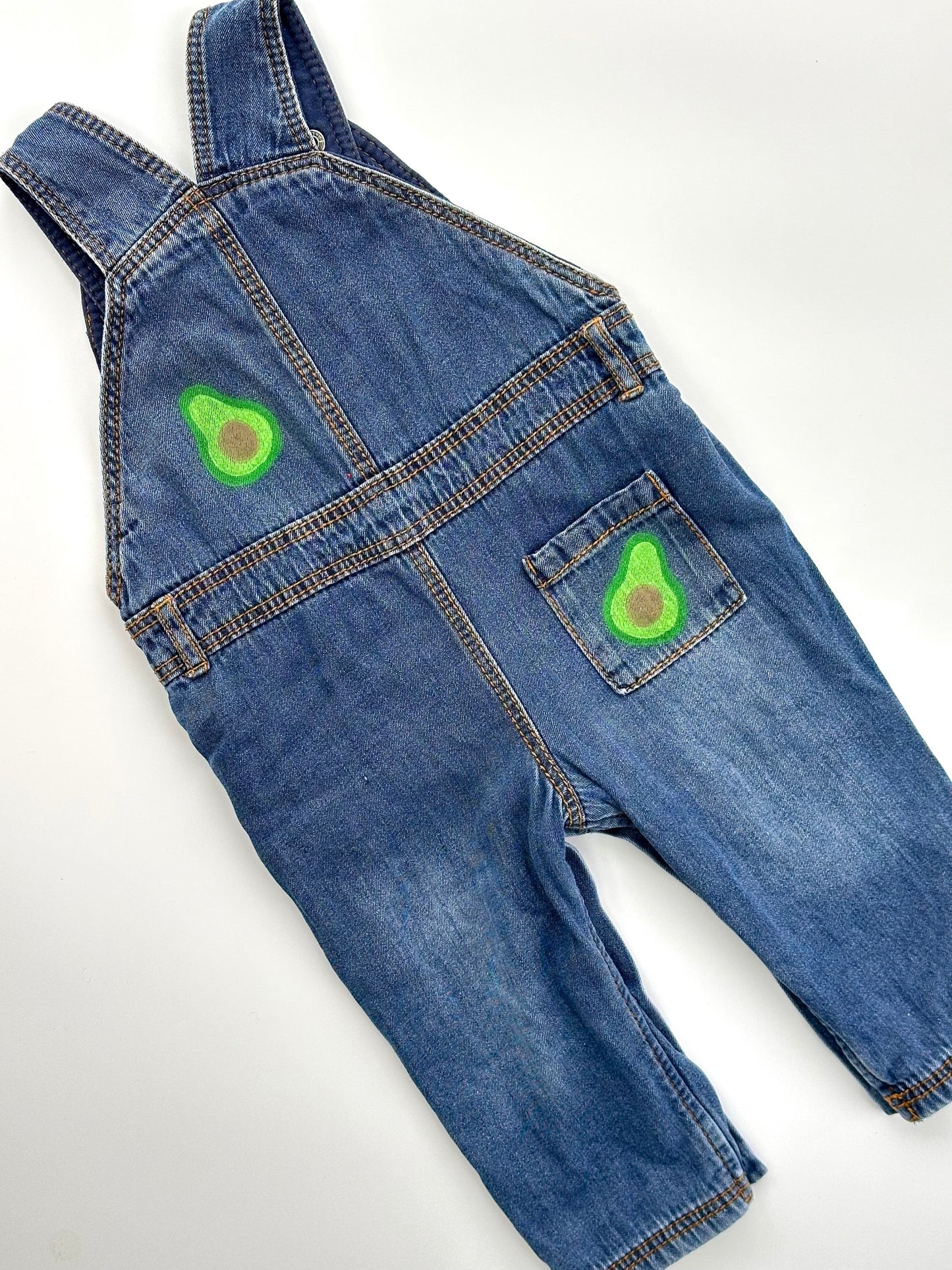 Avocado Print Dungarees