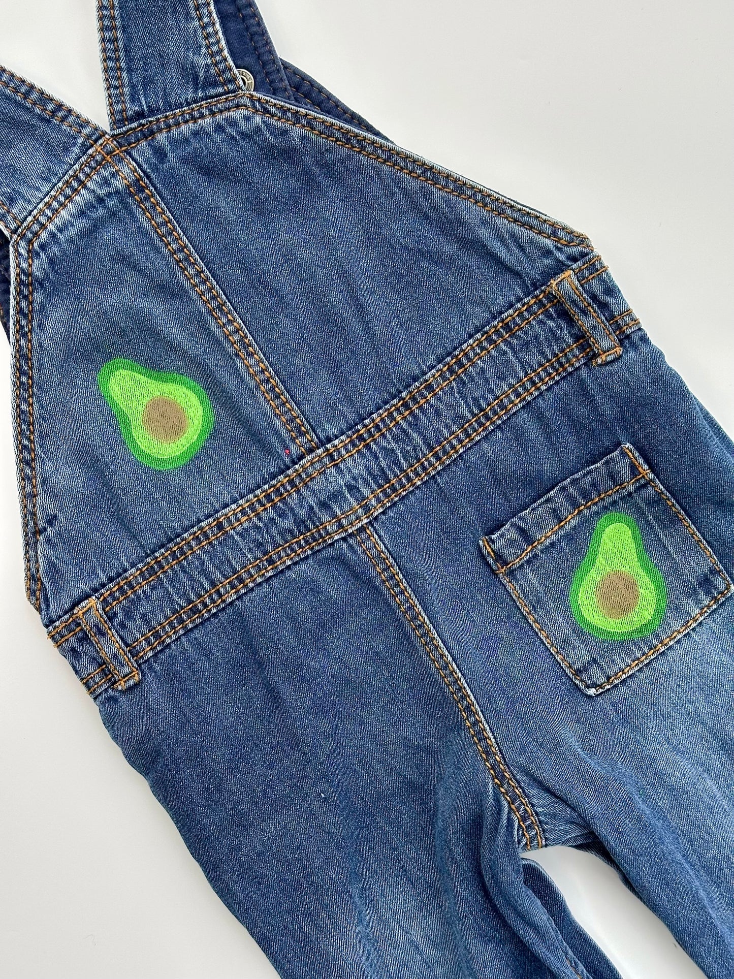 Avocado Print Dungarees